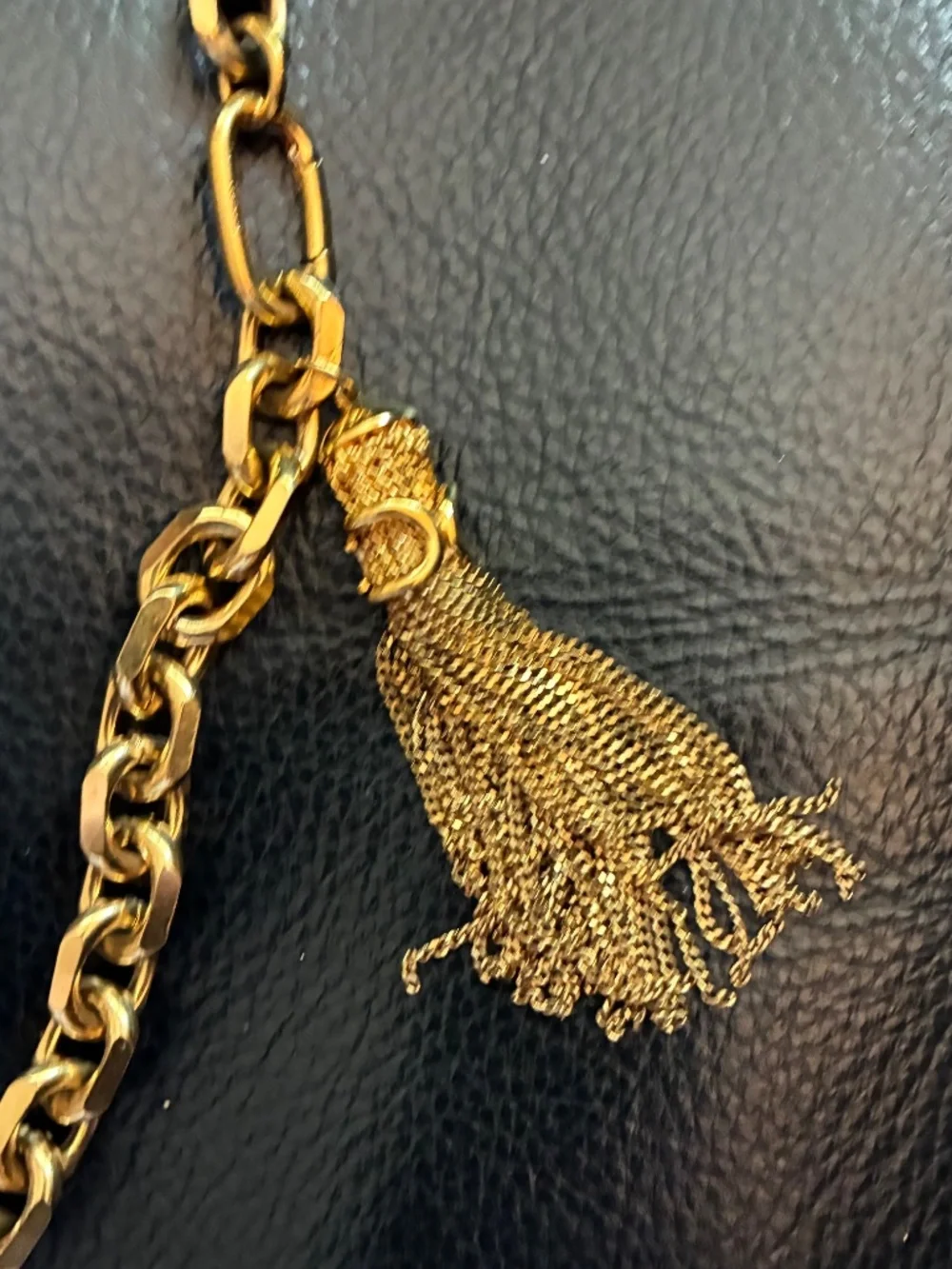 Fabulous Celine Paris Jeweled Medallion Chain Necklace - Vintage 1980s - Picture 3 of 6